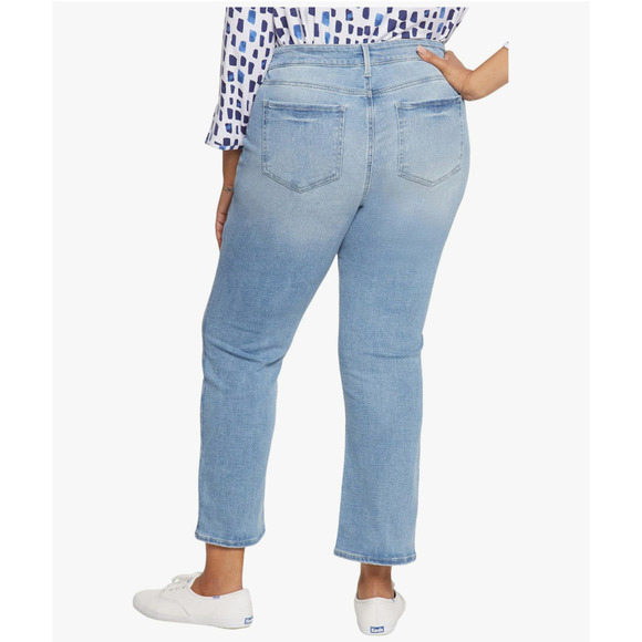 NYDJ NWT Marilyn Straight Ankle Jeans in Easley Plus Size 22W - Picture 2 of 16
